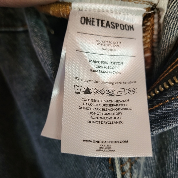 NWT One Teaspoon Streetwalker Memphis High-waist Jeans Ladies S26 - Picture 9 of 11